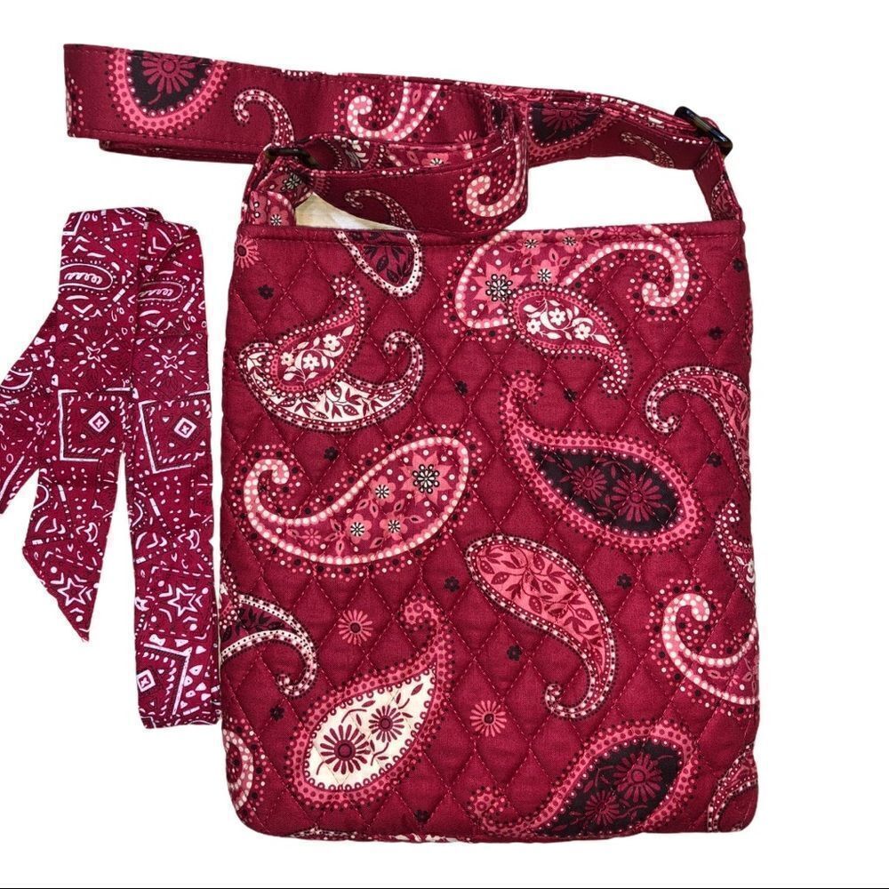Vera Bradley Retired Rare Mesa Red Hipster Bag - Picture 6 of 6